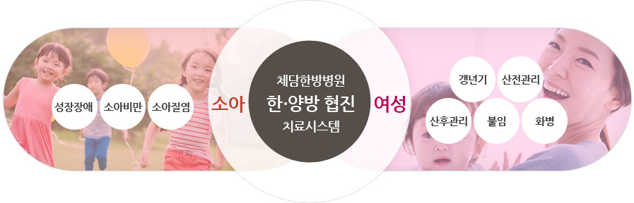 한·양방 협진 치료시스템 아래설명 참조